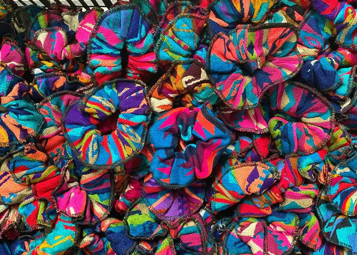 12 PACK Woven Elastic Hair Ties/Scrunchies, Only $1.50 ea!