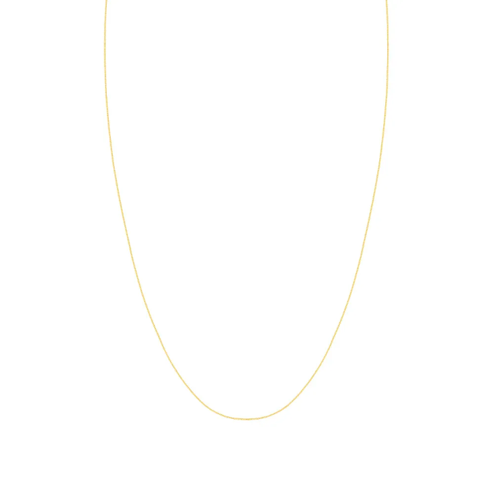 14K Gold 0.42mm Box Chain