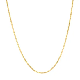 14Y .9mm Cable Chain w/ Spring Ring 18"