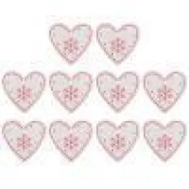 20pcs 5cm Wood Christmas Hanging Ornaments Pendant DIY Xmas Tree Decor (H)