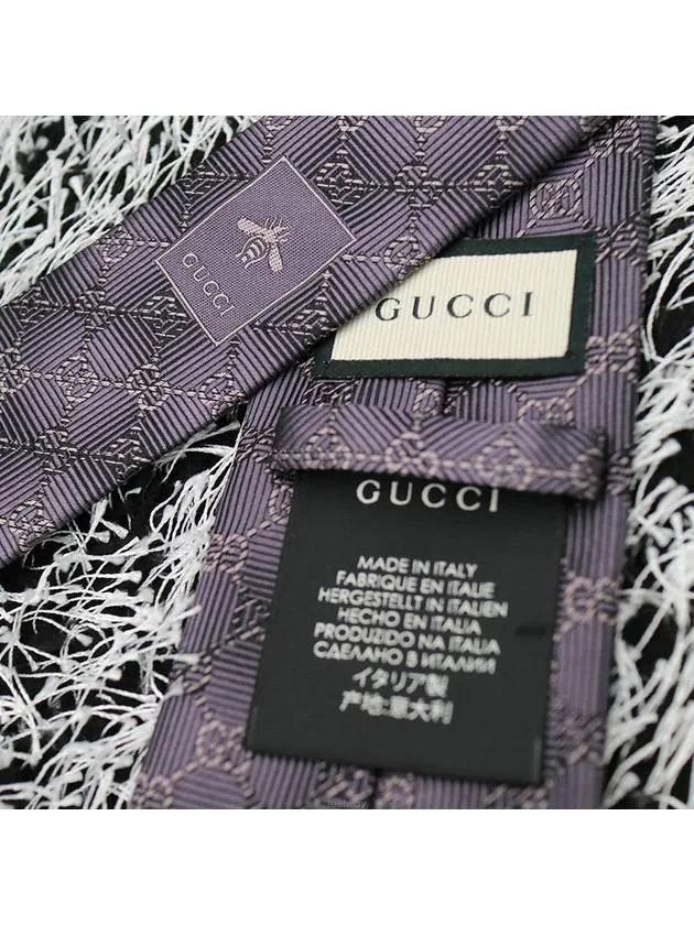 408869 GG logo SILK slim tie
