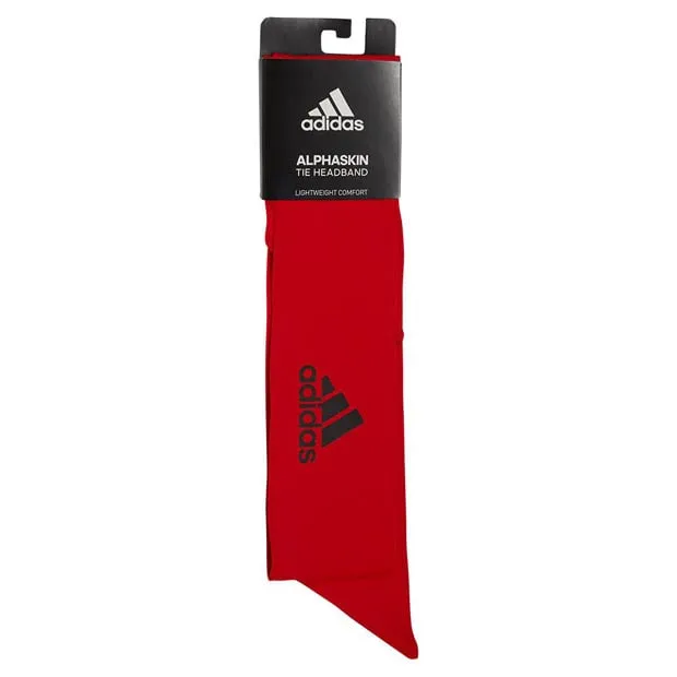 Adidas Alphaskin Tennis Tie Headband Red