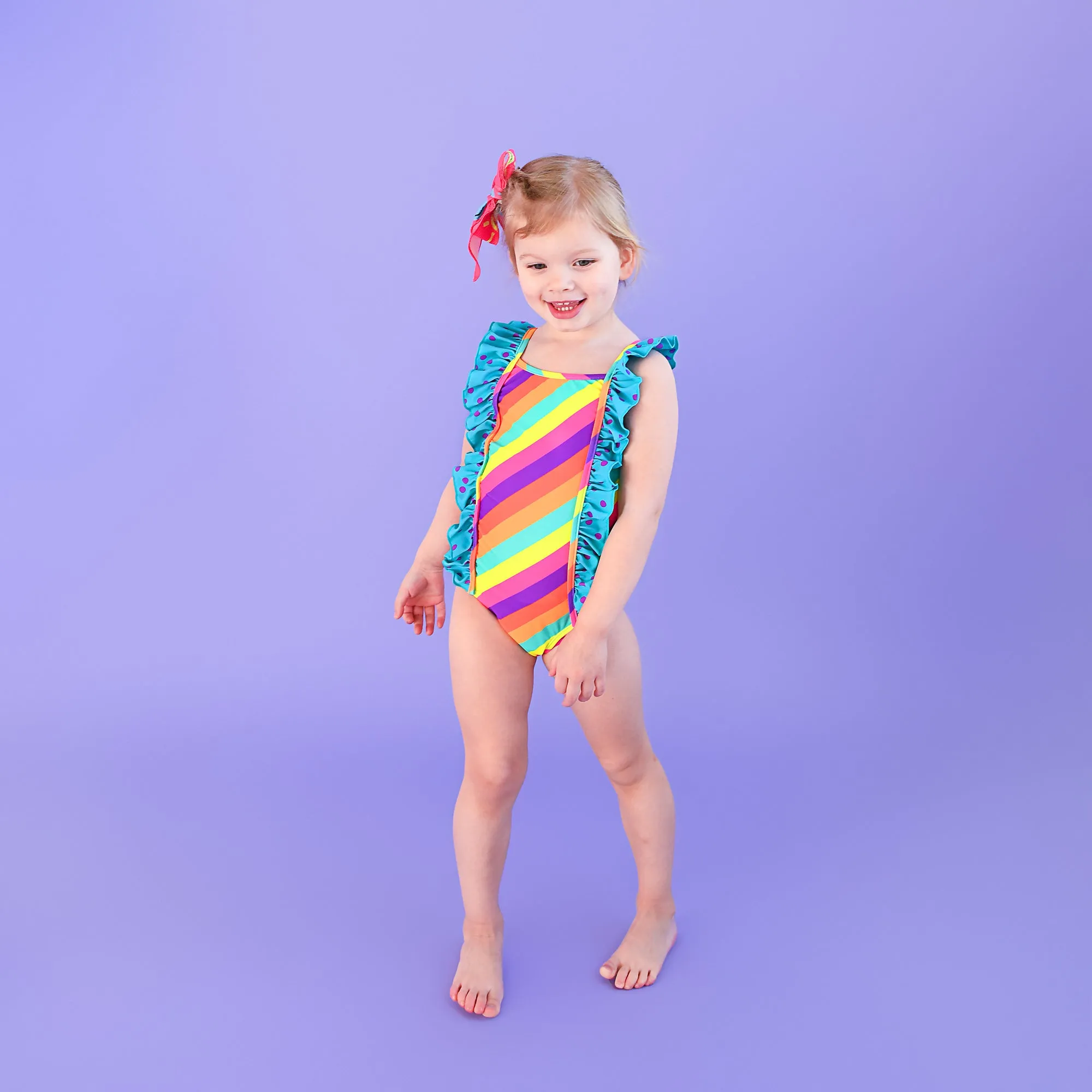 Amanda Stripe CLIP BOW