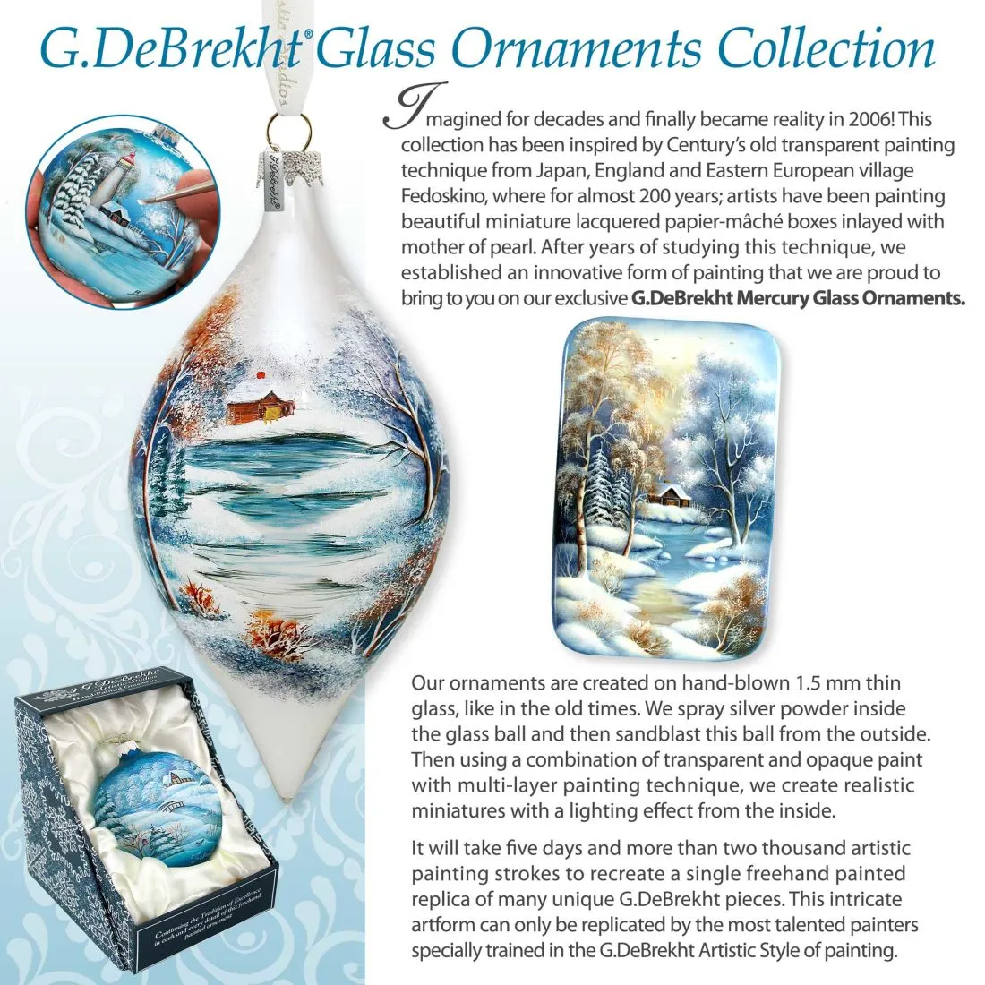 Angel in The Arch Glass Ornament Limited Edition by D. Gelsinger - Christmas Décor - 73892-1322