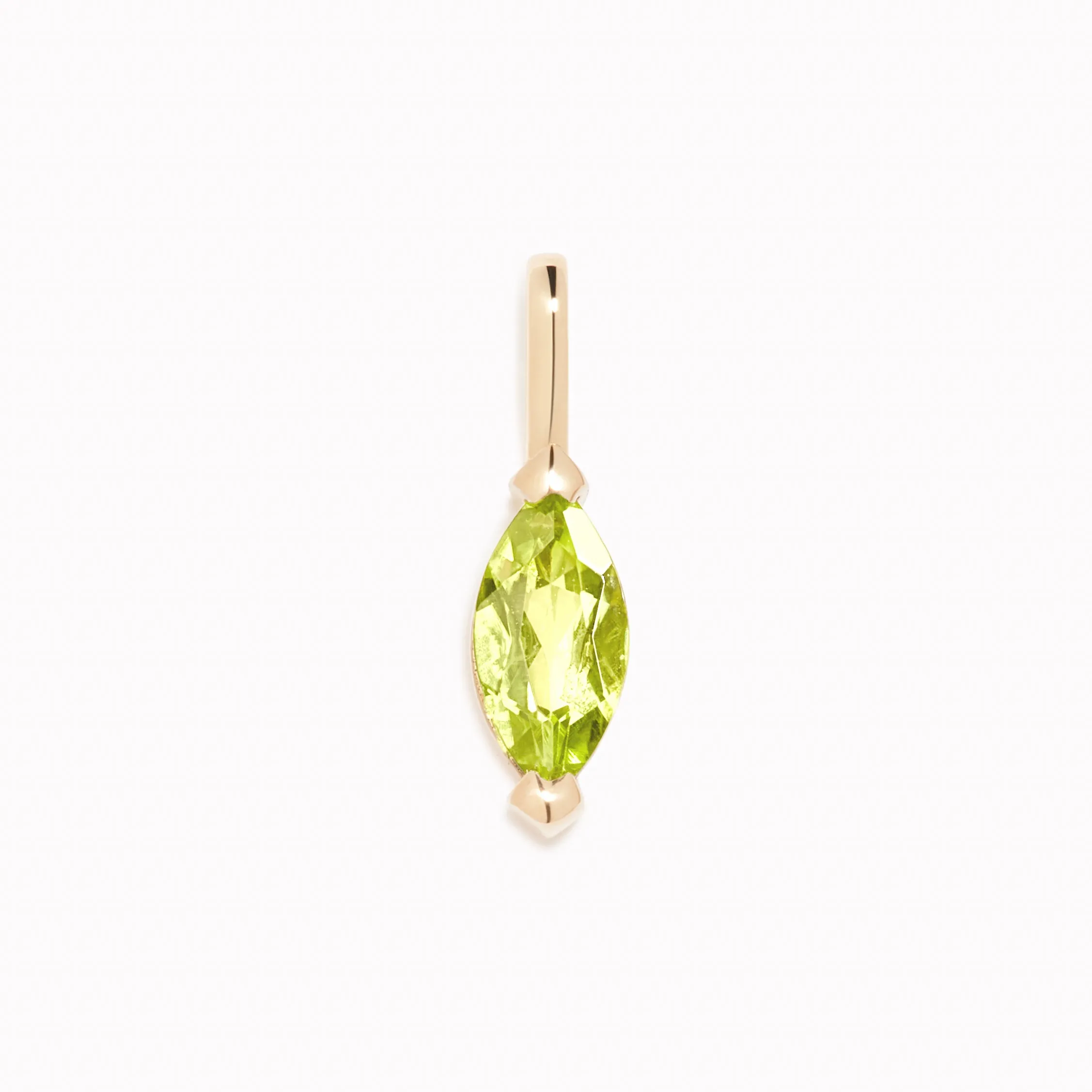 August Birthstone Pendant 14k Gold - Olivine