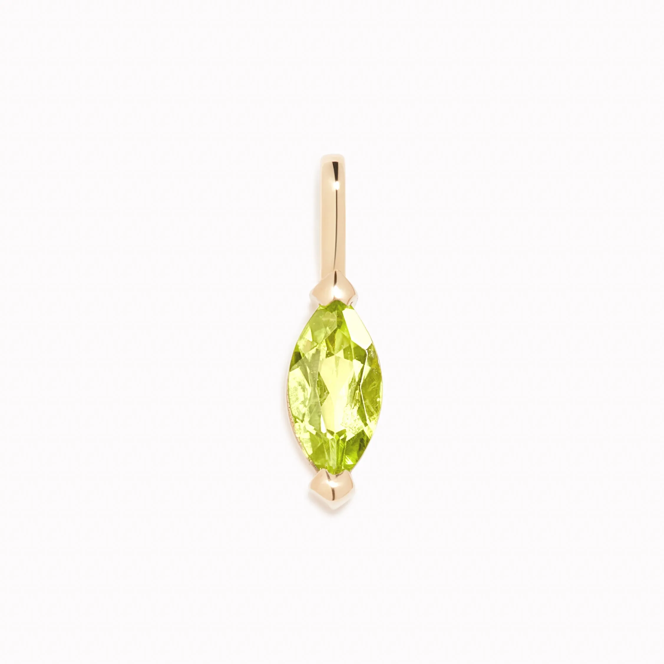 August Birthstone Pendant 14k Gold - Olivine