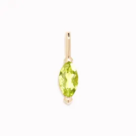 August Birthstone Pendant 14k Gold - Olivine