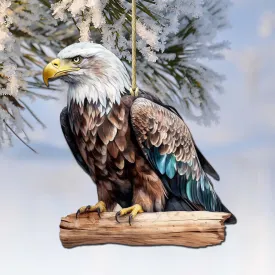 Bald Eagle Wooden Ornaments by G.Debrekht - Wildlife Holiday Décor - 8710101-2