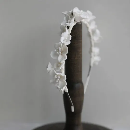 Celena Ceramic Floral Headband