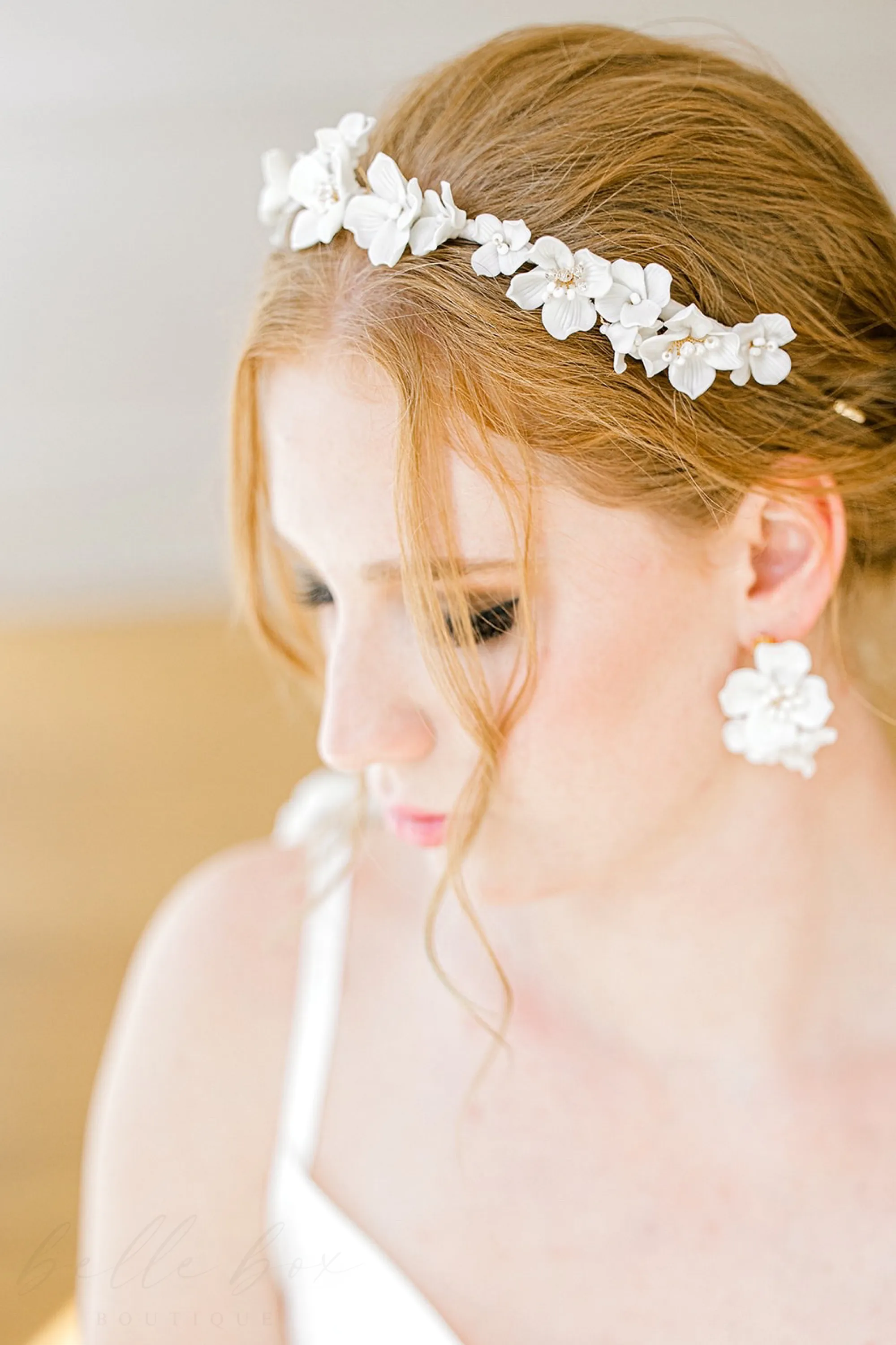 Celena Ceramic Floral Headband