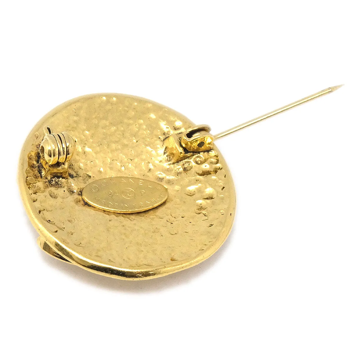 CHANEL 1994 Brooch Pin Corsage Gold 94P 18179
