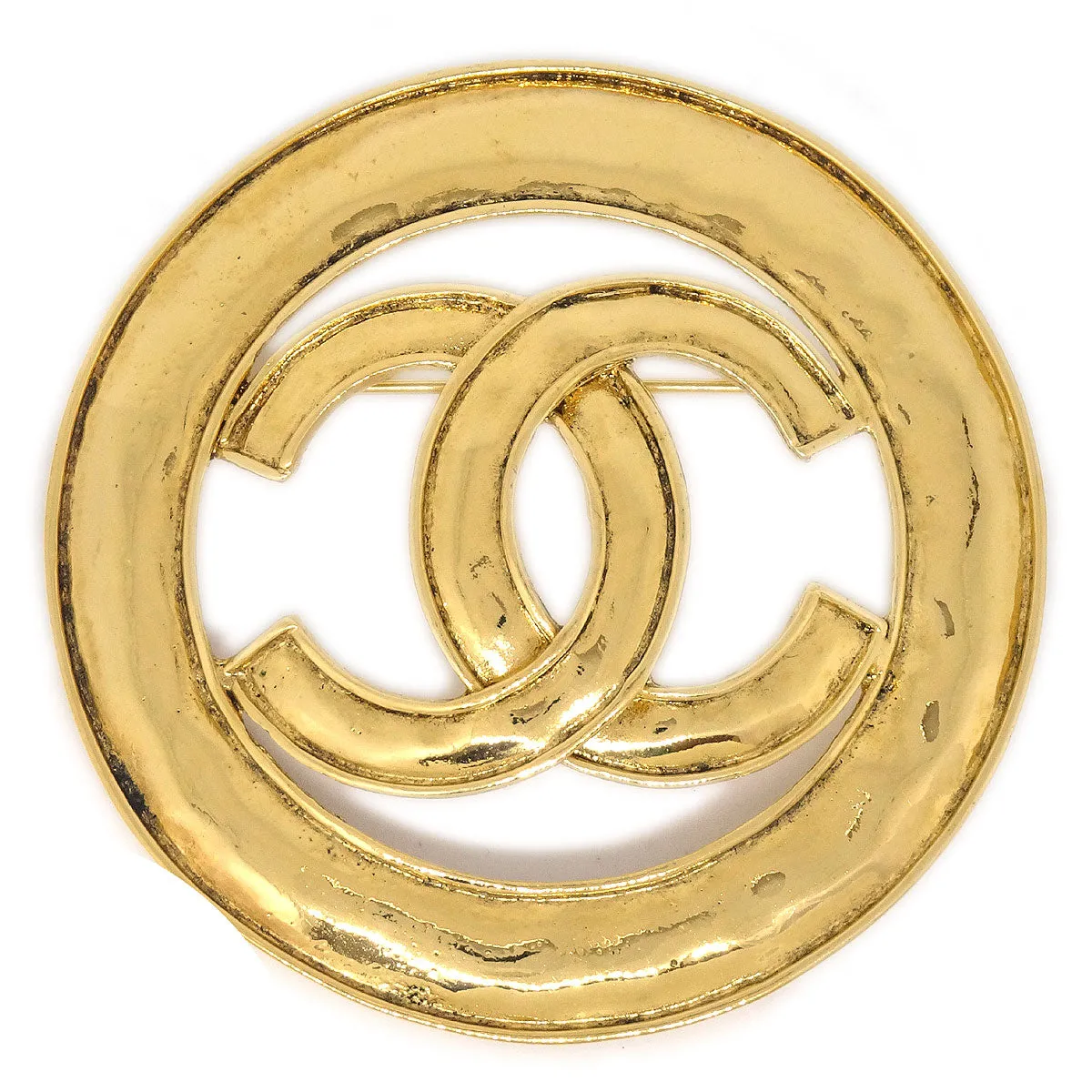 CHANEL 1994 Brooch Pin Gold 94777