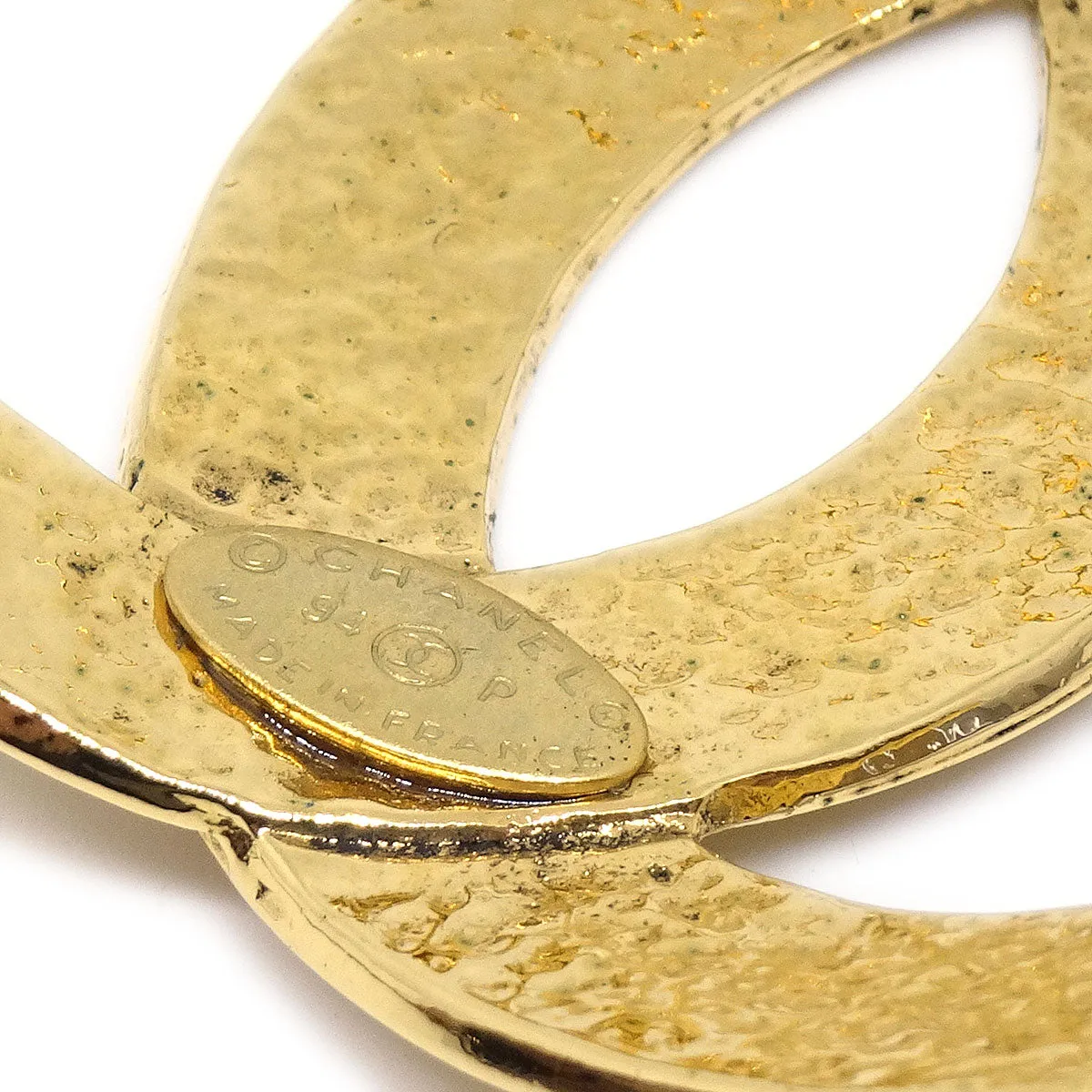 CHANEL 1994 CC Brooch Pin Gold 22528