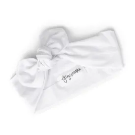Charlie White Topknot Headband