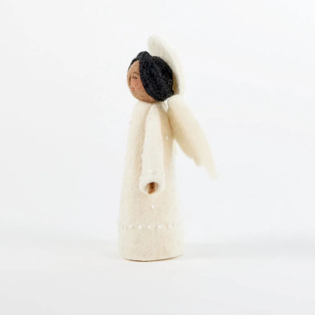 Christmas Morning Angel - Brown