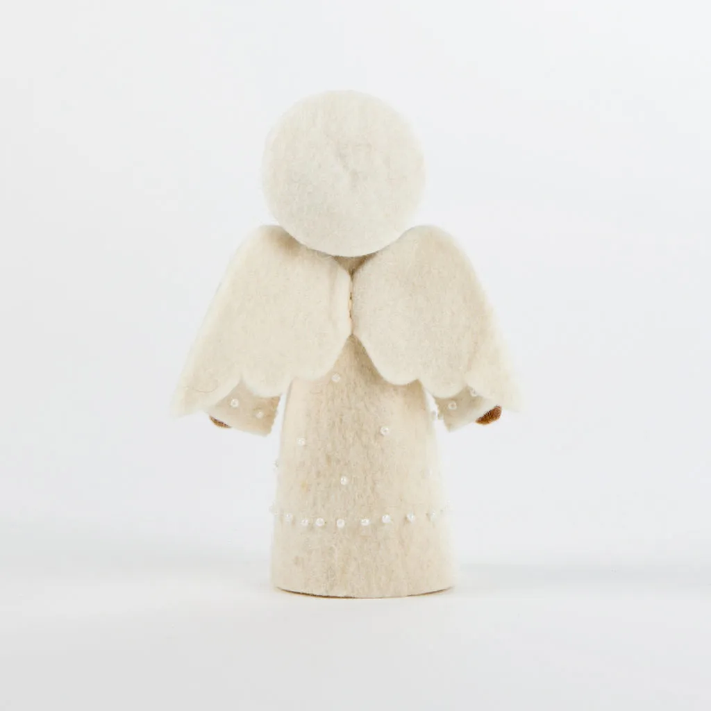 Christmas Morning Angel - Brown