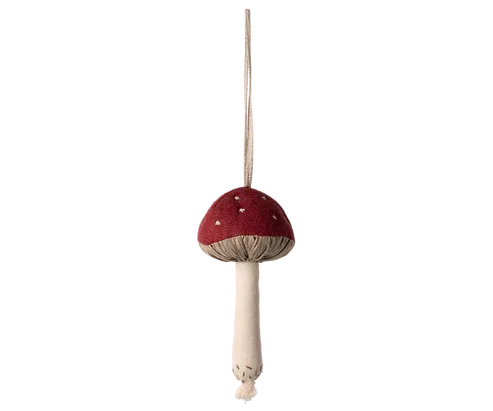 Christmas Ornament - Mushroom - Red