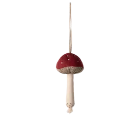 Christmas Ornament - Mushroom - Red