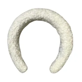 Cream Sherpa Headband