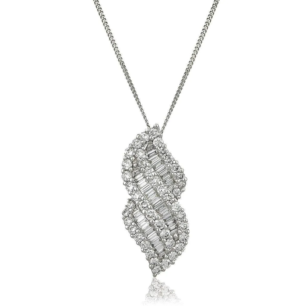 Fancy Diamond Drop Pendant