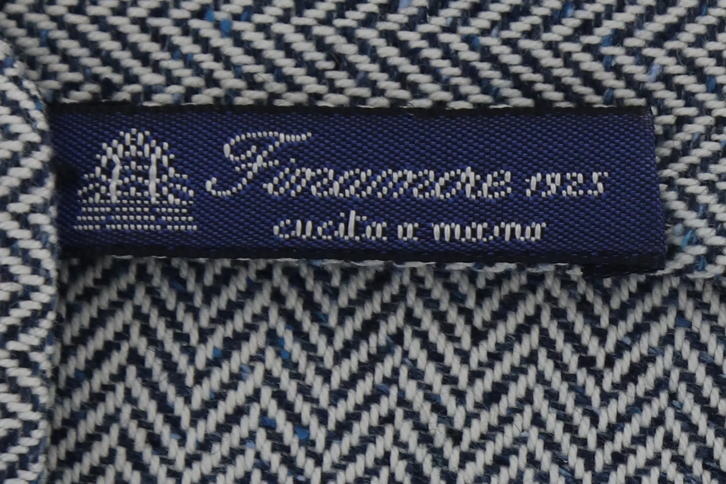 Finamore Napoli Blue Tie
