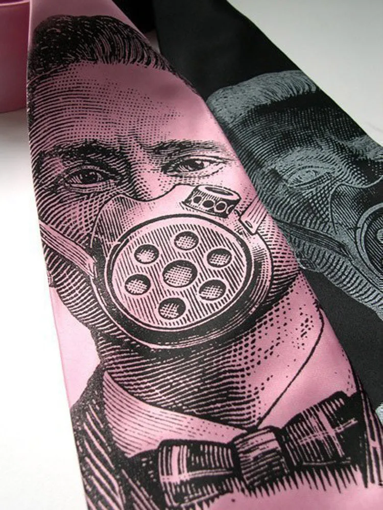 Gas Mask Silk Necktie