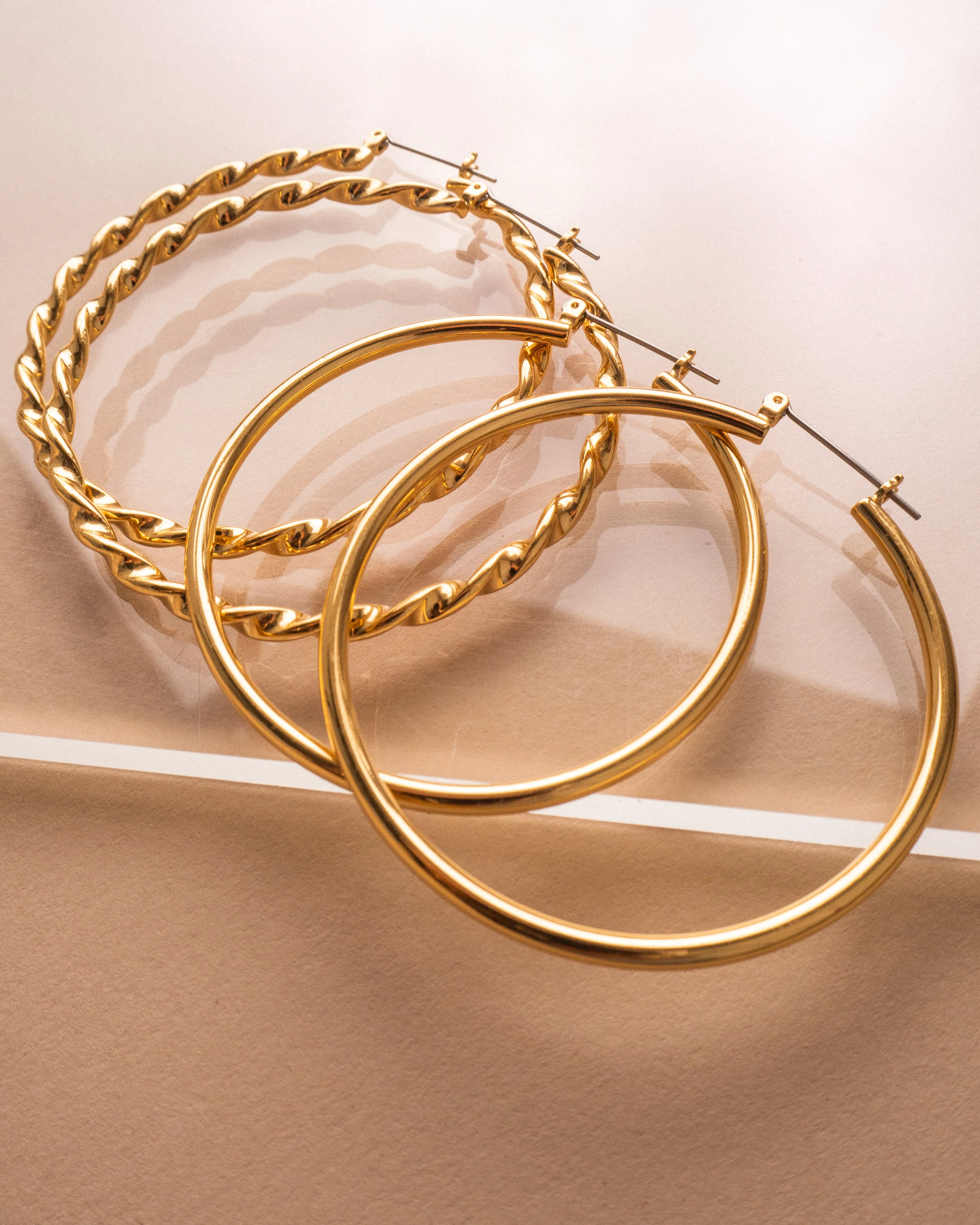 Hanalei Twisted Hoops | Sivan Ayla x Luv Aj