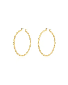 Hanalei Twisted Hoops | Sivan Ayla x Luv Aj