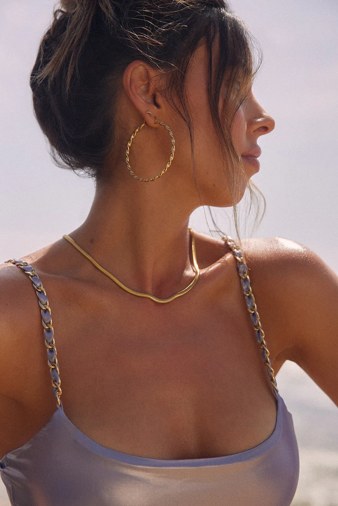 Hanalei Twisted Hoops | Sivan Ayla x Luv Aj