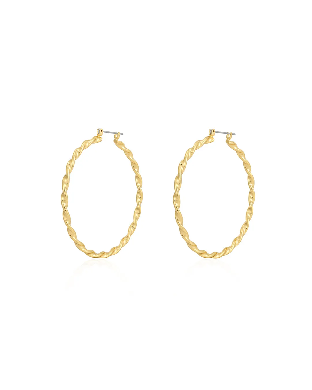 Hanalei Twisted Hoops | Sivan Ayla x Luv Aj