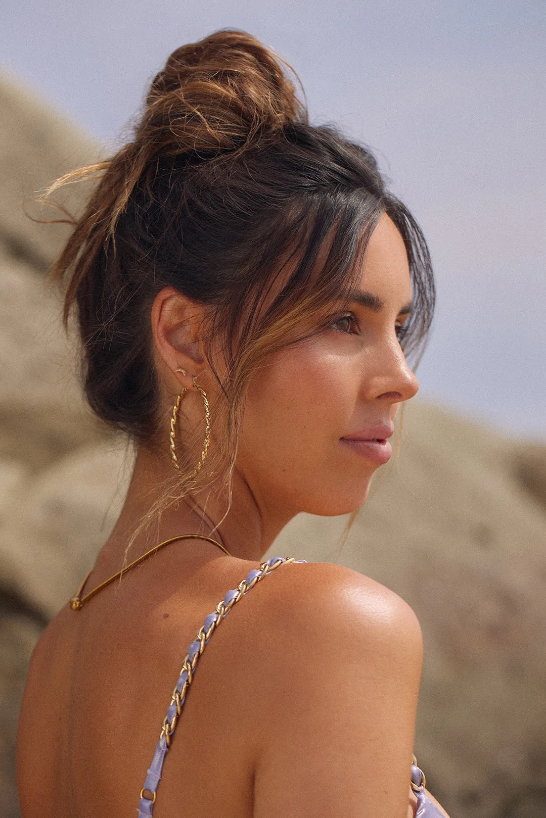 Hanalei Twisted Hoops | Sivan Ayla x Luv Aj