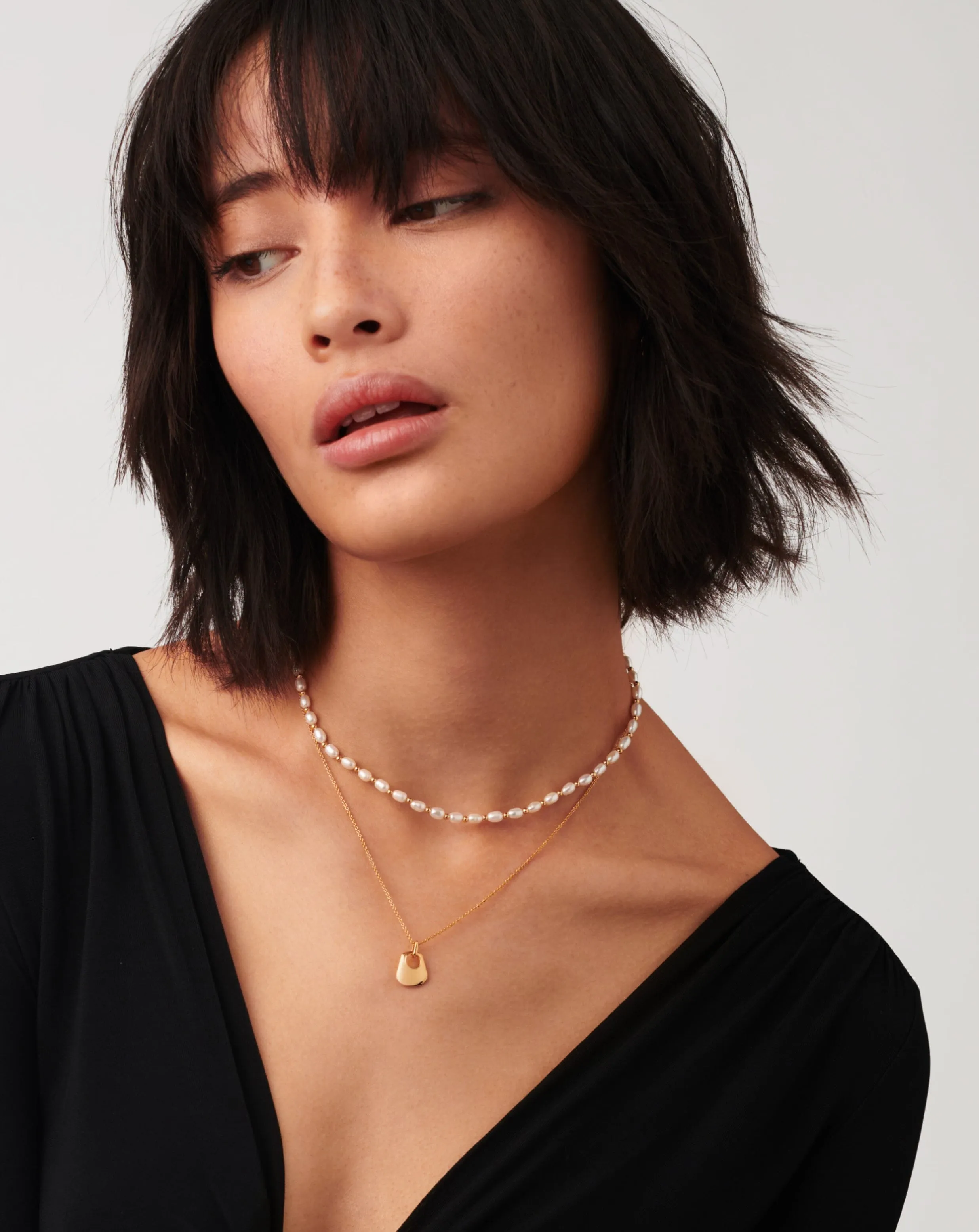 Hera Ridge Mini Pendant Necklace | 18k Gold Vermeil