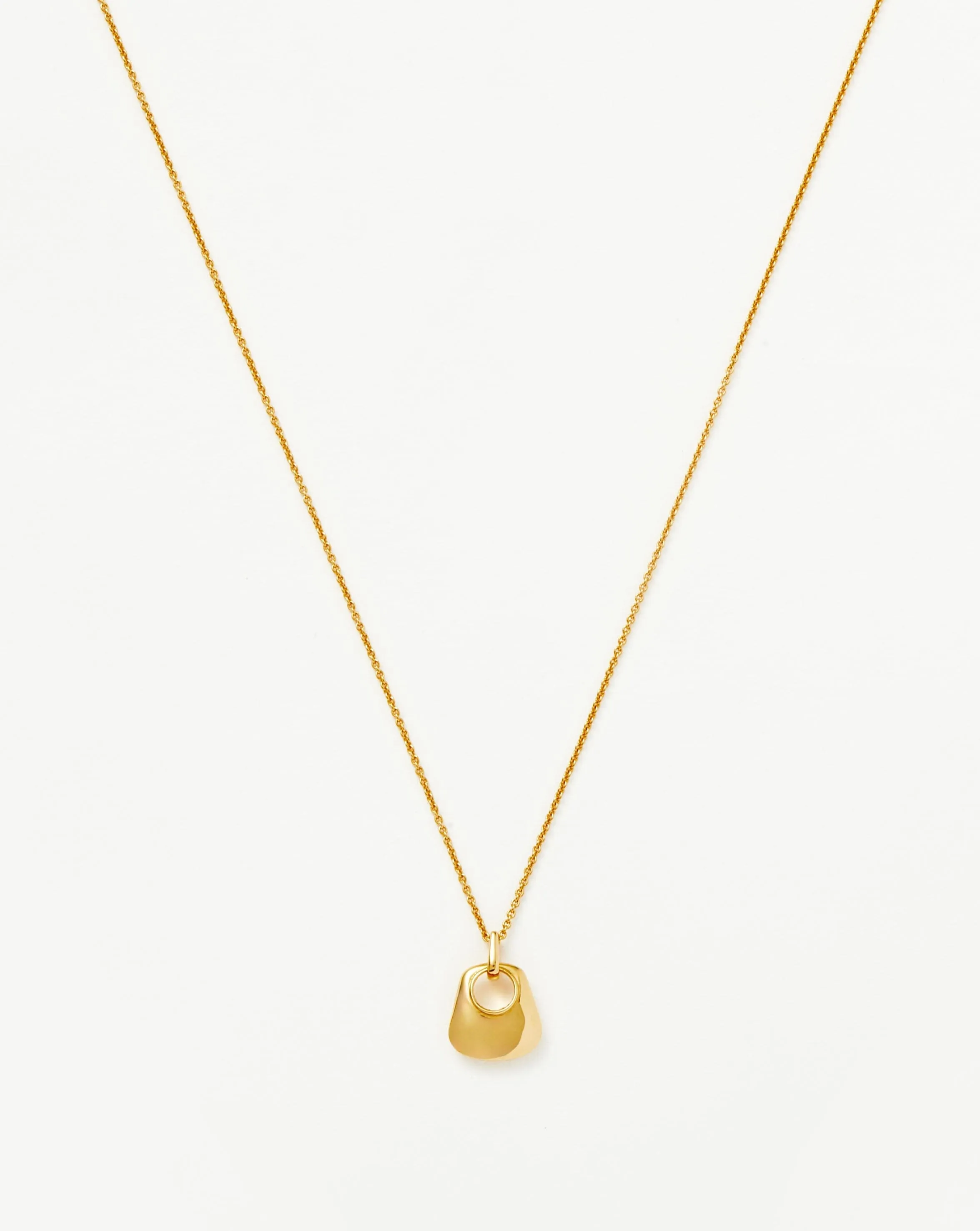 Hera Ridge Mini Pendant Necklace | 18k Gold Vermeil