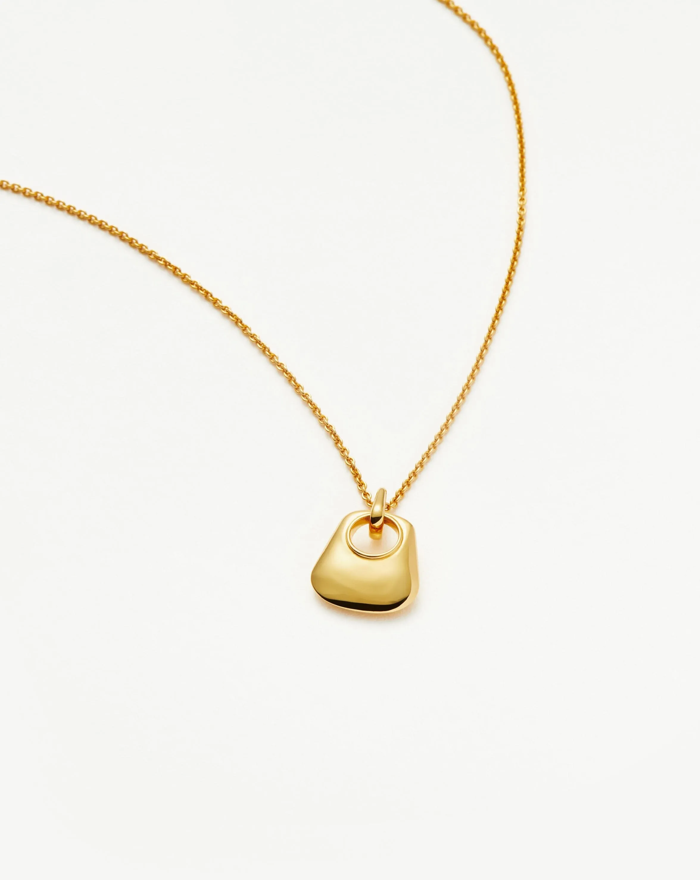 Hera Ridge Mini Pendant Necklace | 18k Gold Vermeil