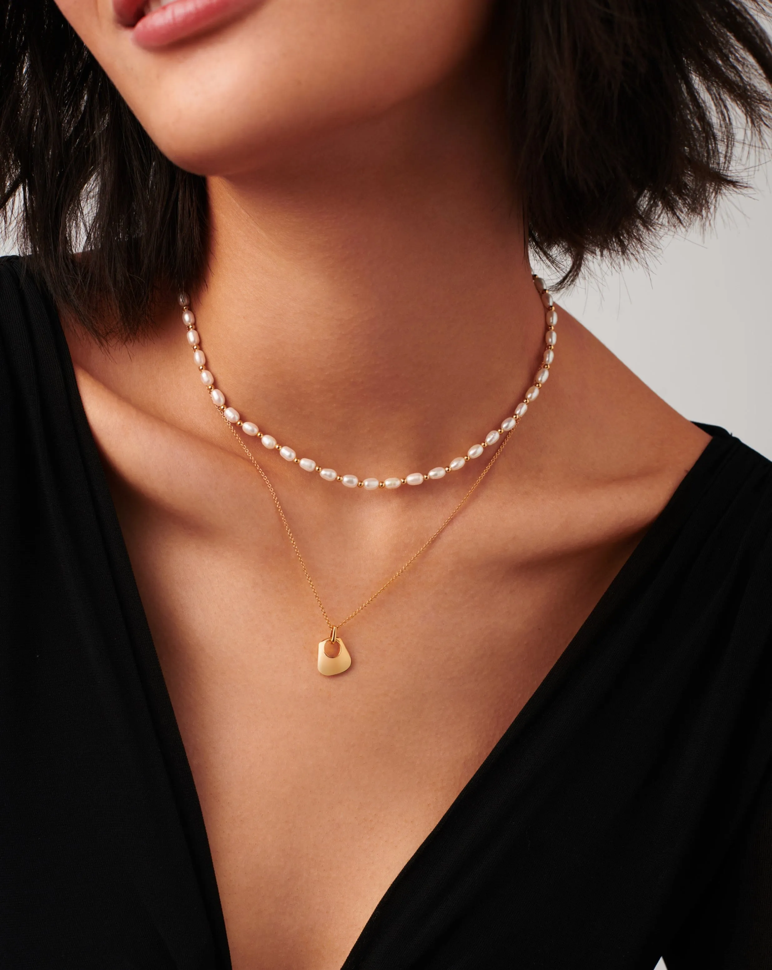 Hera Ridge Mini Pendant Necklace | 18k Gold Vermeil