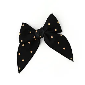 Hope Gold Dot CLIP BOW