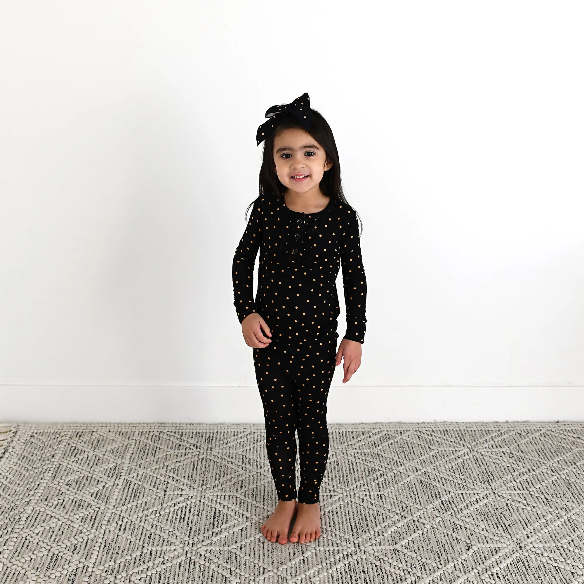 Hope Gold Dot CLIP BOW
