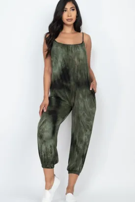 Lei Tie Dye Jumper in Olive