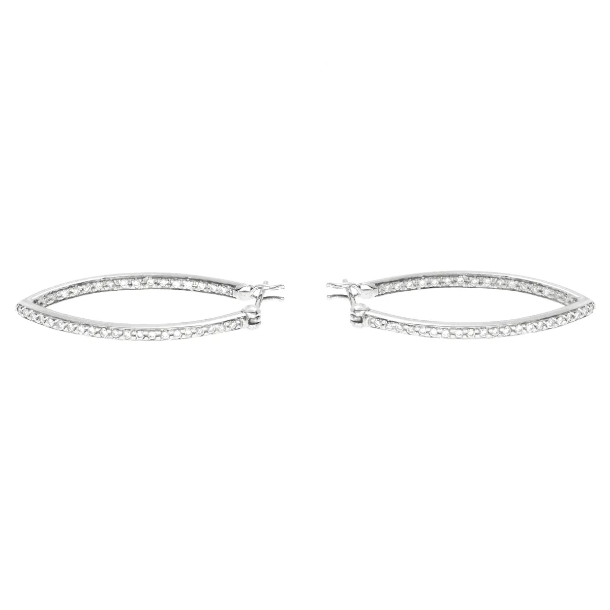 Marquis-diamond earrings