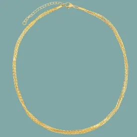 Mindy Multi Strand Choker Necklace