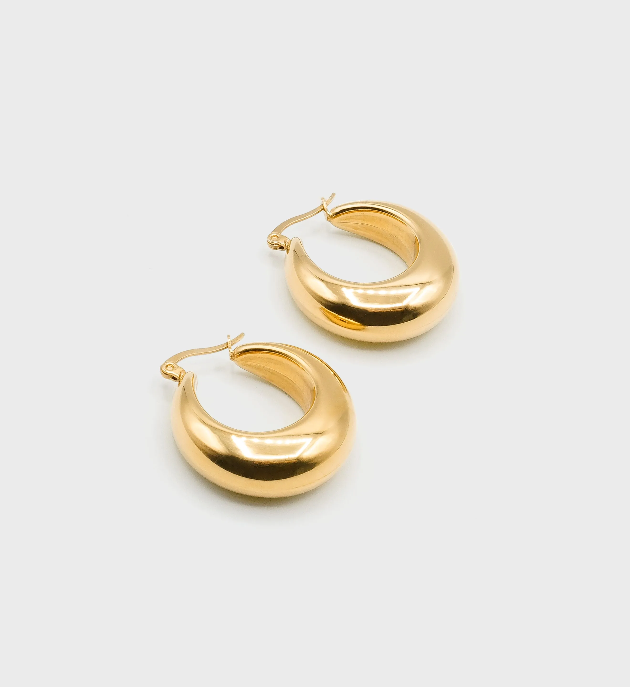 Orb Hoop Earrings