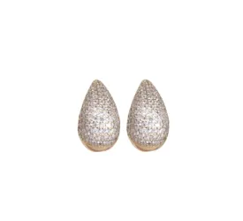 Pave Teardrops