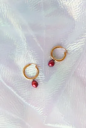 Pearl Charms for Hoop Earrings