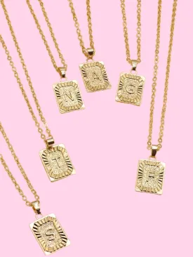 Petite Initial Pendant Necklace