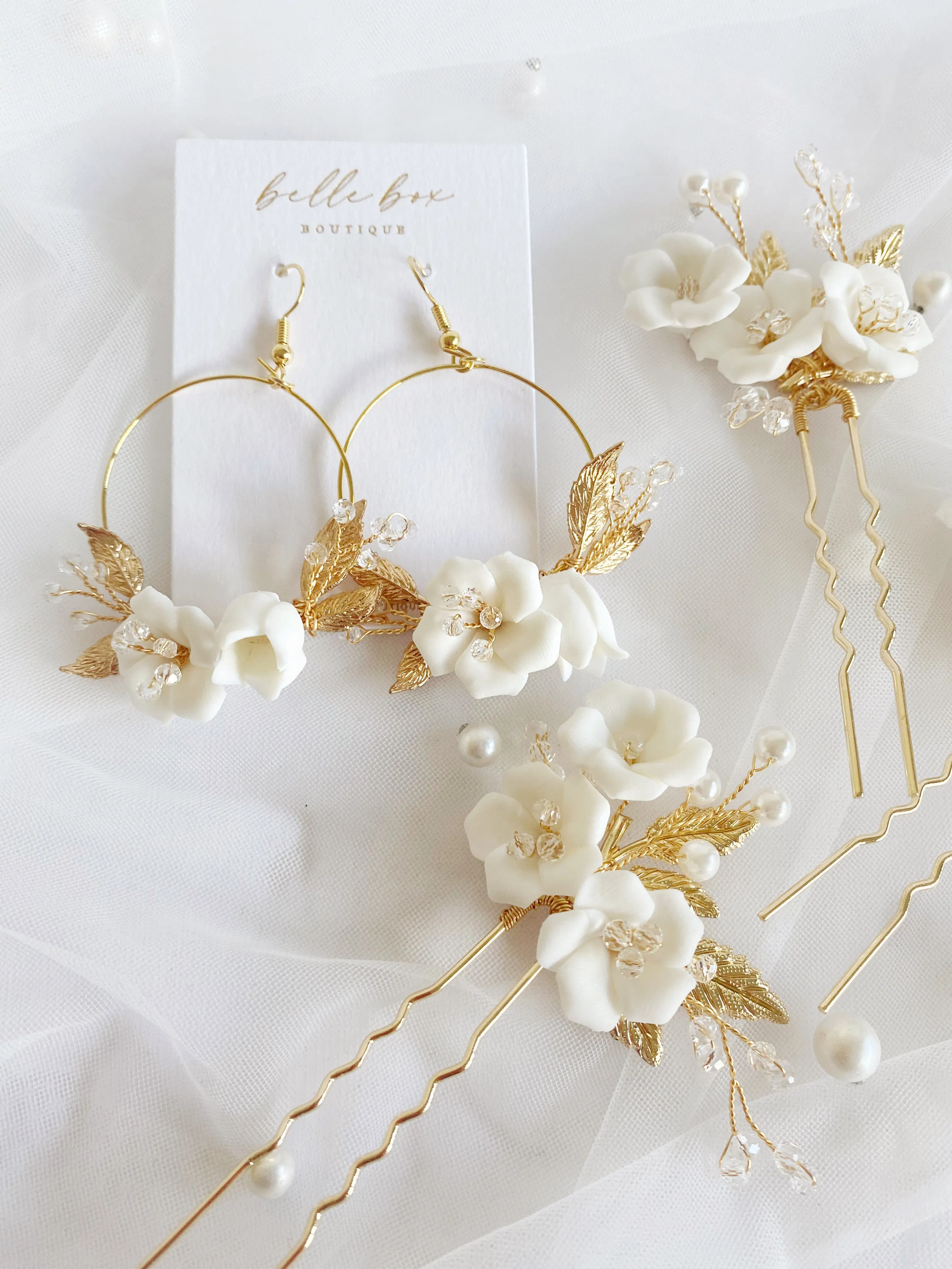Rayne Pins & Hoop Set