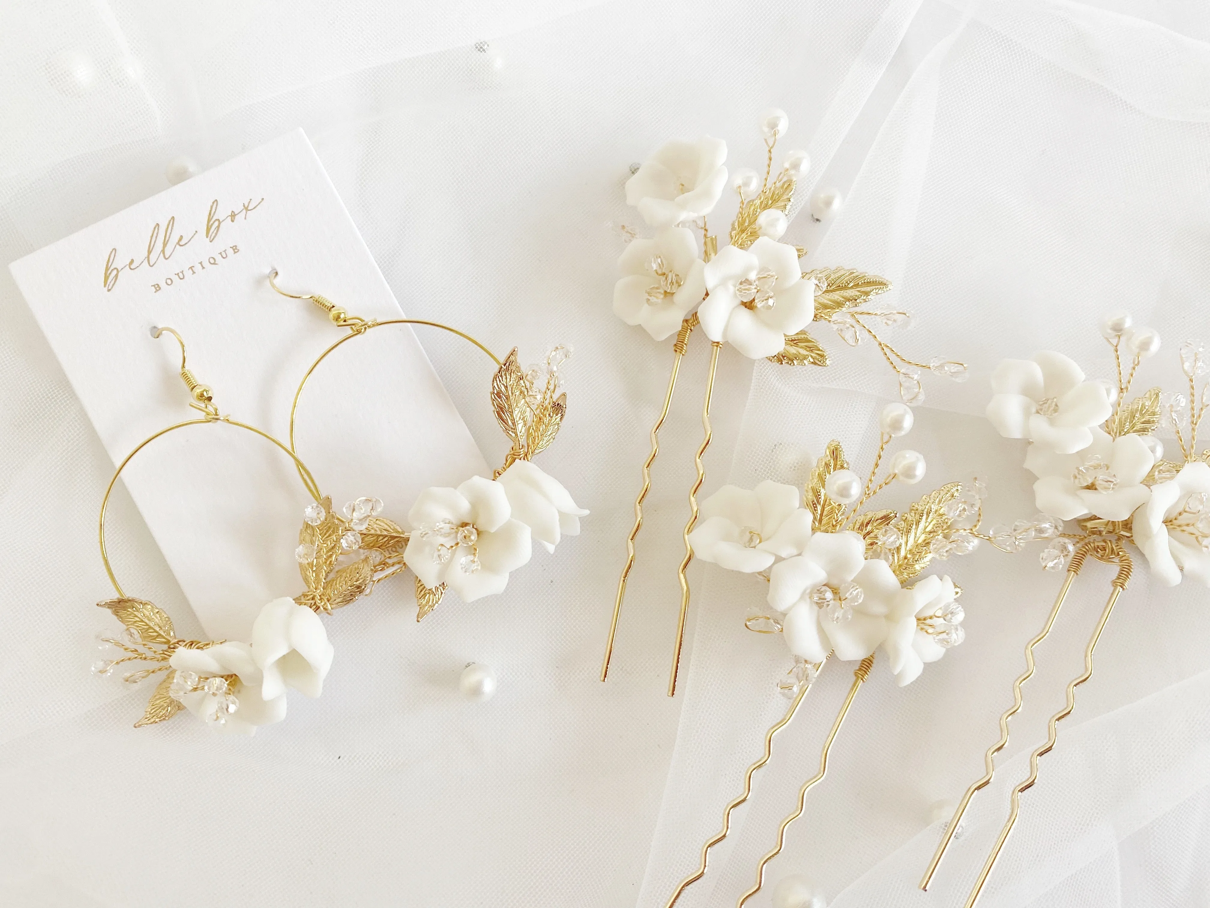 Rayne Pins & Hoop Set