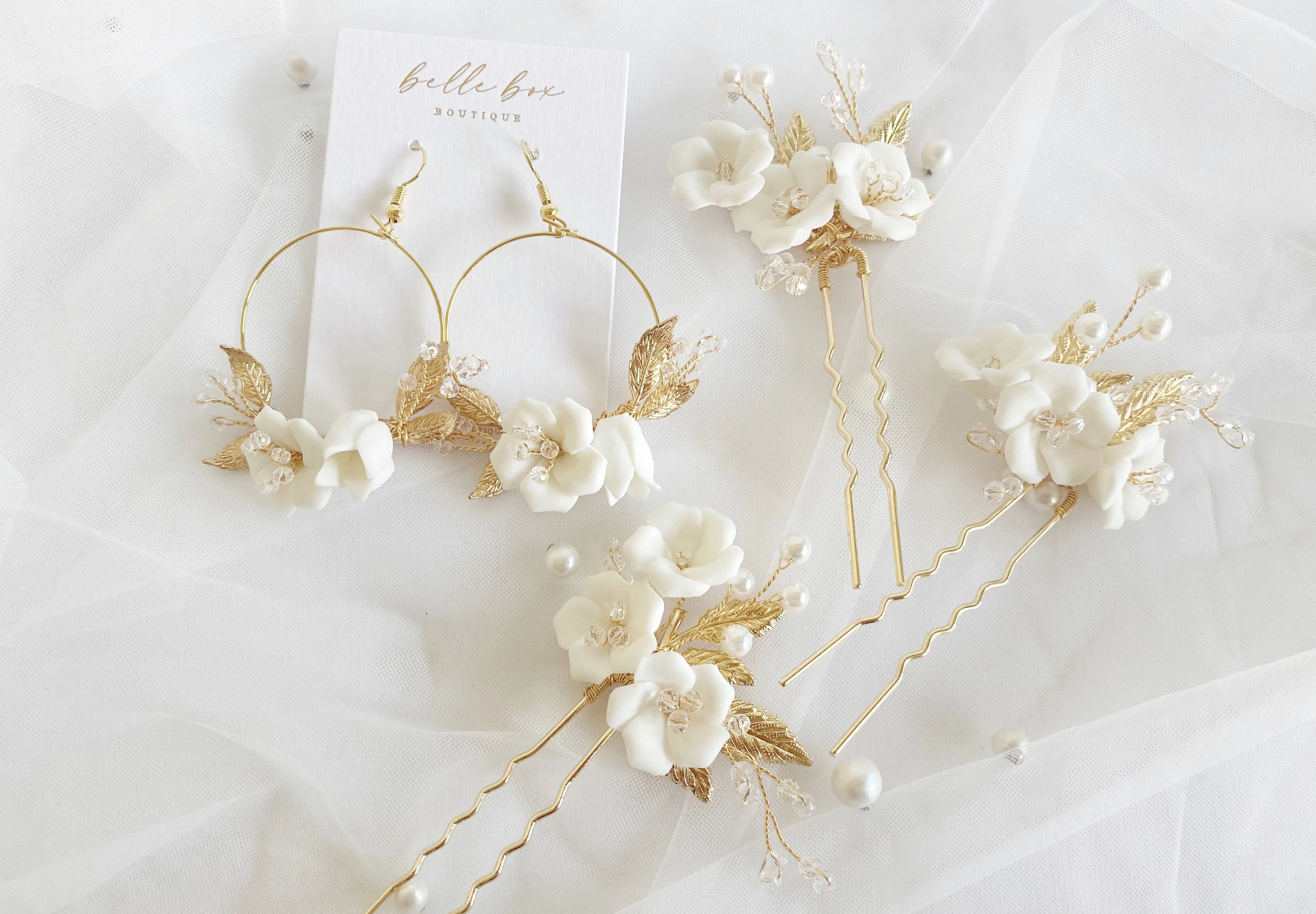 Rayne Pins & Hoop Set