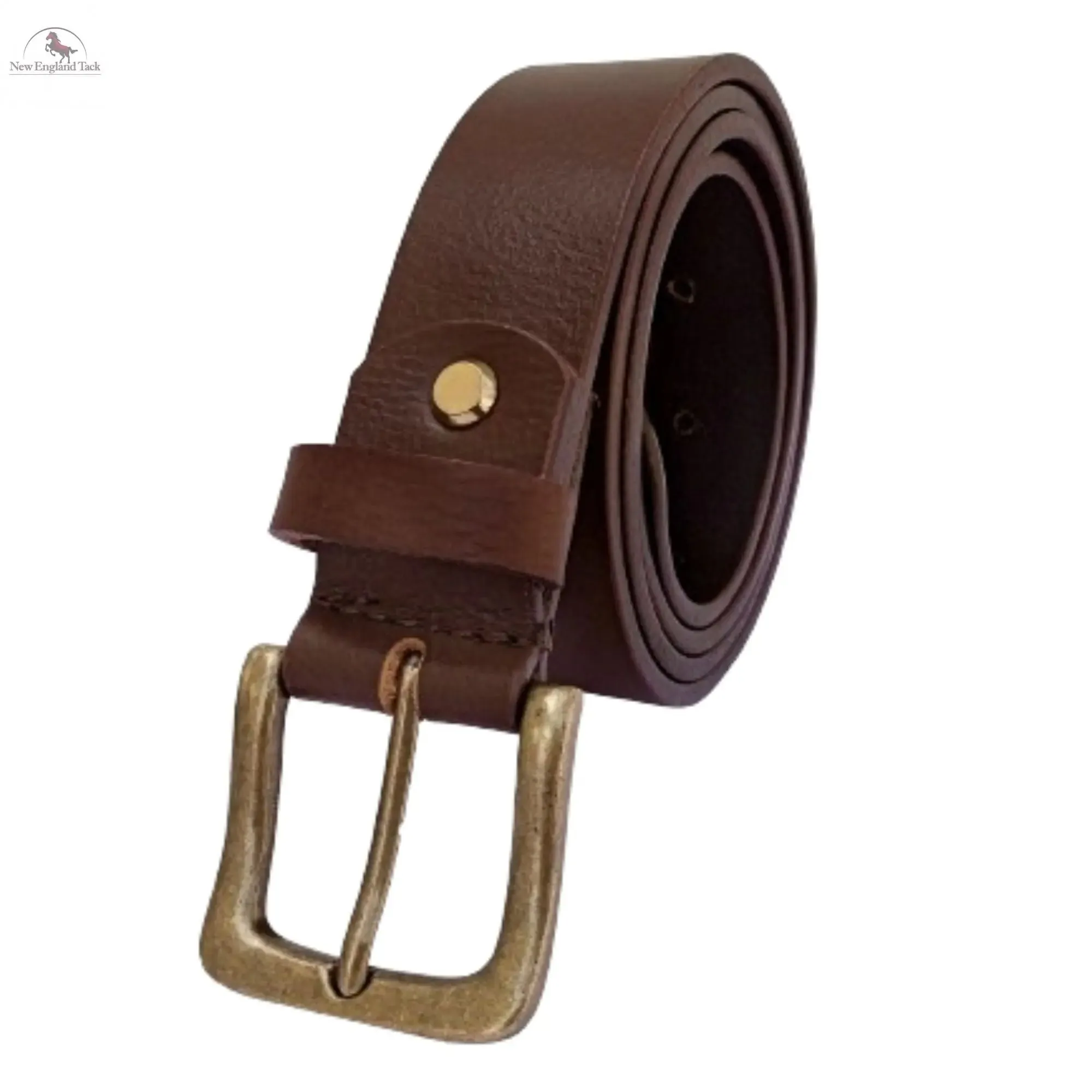 Resistance Full Grain Leather Belt For Men 1.5inch Wide Strap