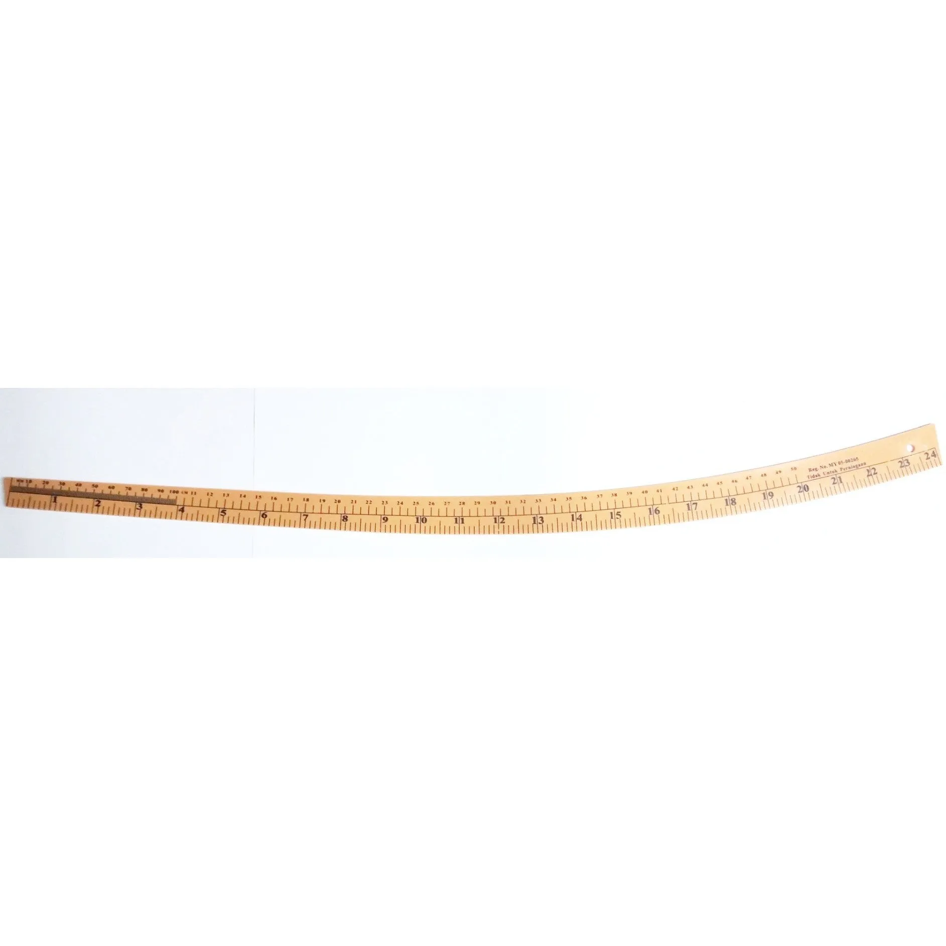 Ruler Curve of Waist to Knee Contour