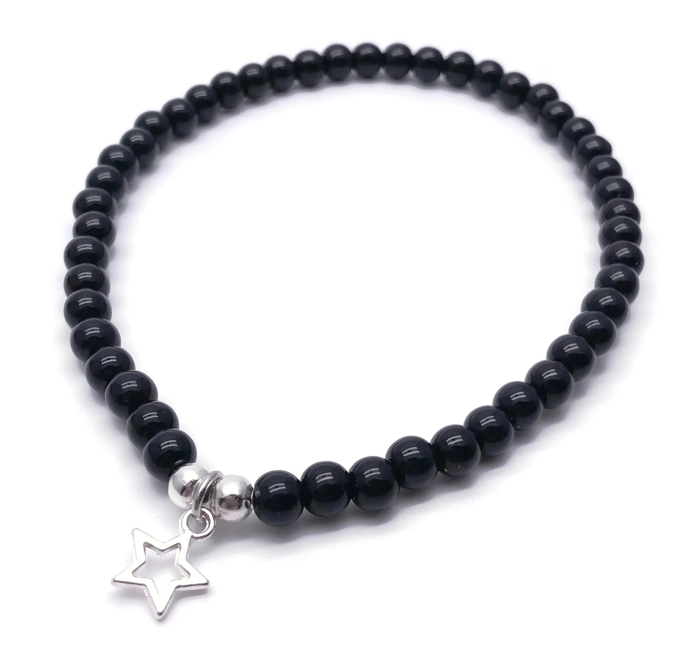 Small Star Acrylic Bead Anklet - Colour Choice